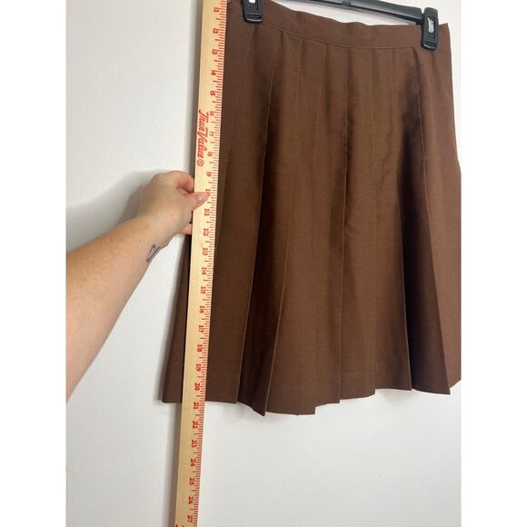 Willow Ridge Vintage Brown Skirt Size 6 Petite - Picture 5 of 8